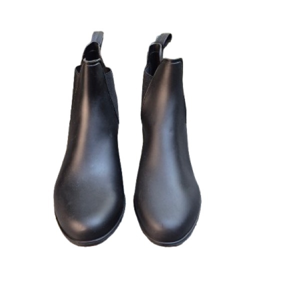 Michael Kors Black Rain Boots - Picture 3 of 6